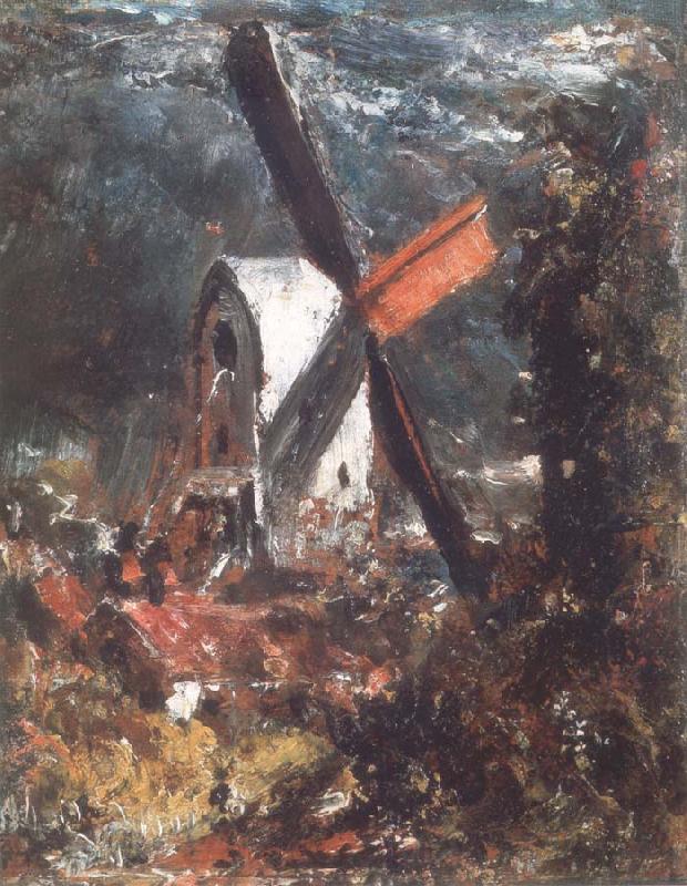 John Constable A windmill near Brighton France oil painting art